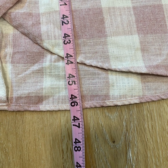 SweetSalt Faux Wrap Mauve Buffalo Plaid Dress Size S - Picture 12 of 13